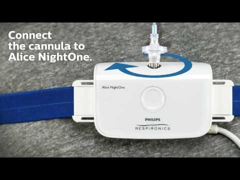 Alice NightOne Patient Setup | Philips | Sleep Diagnostic Testing