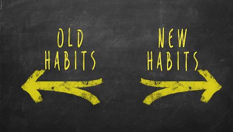 old habits arrow left new habbits arrow right