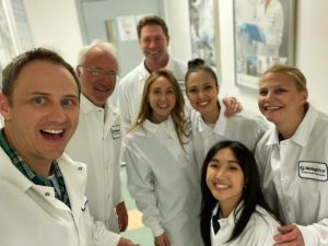 Eviva staff touring Metagenics facility