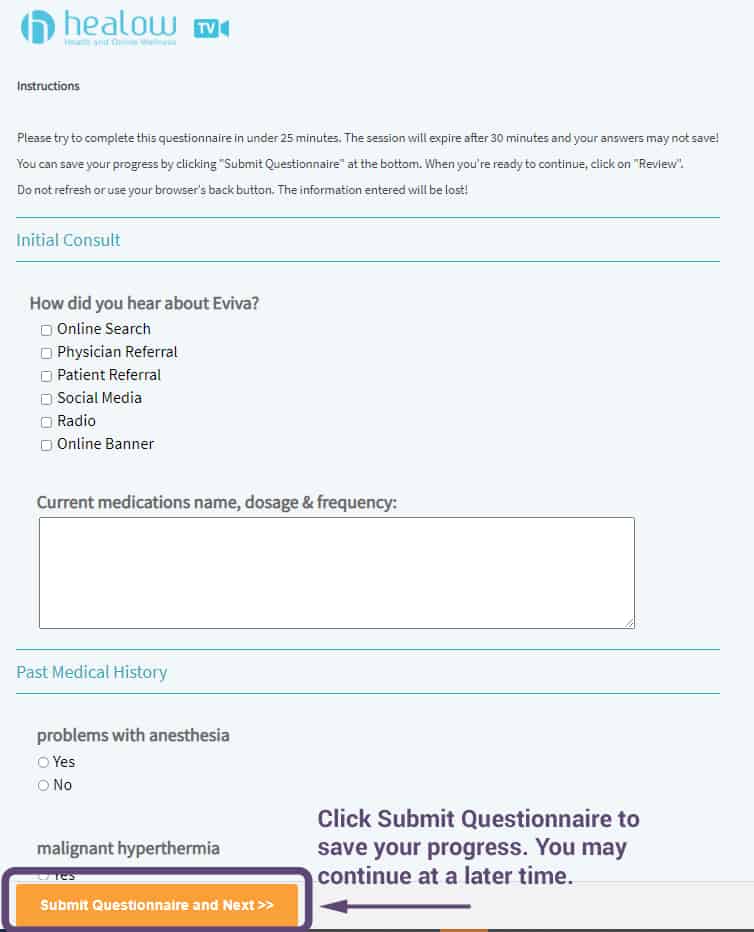 Update personal and additional patient information